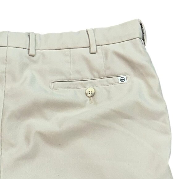 Peter Millar‎ Salem Performance Shorts Khaki Size 36 Golf Stretch Wicking Summer - Picture 4 of 7